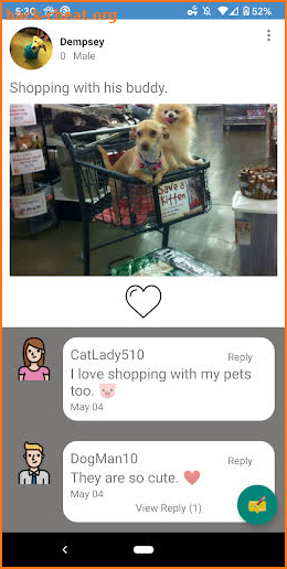 Pet Memories with Widget screenshot
