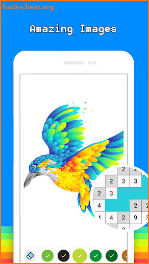 Pet Pixel Art Book Color By Number Coloring Pages screenshot
