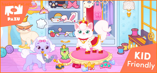 Pet princess salon kids games screenshot