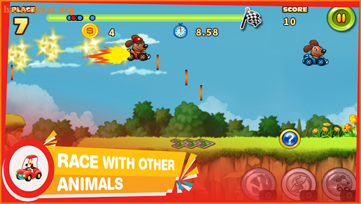 Pet Run: Fun Kid Race Free Game screenshot