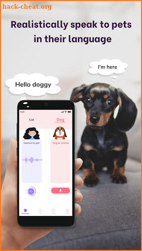 Pet smart: Cat and dog translator, Real pet sounds screenshot
