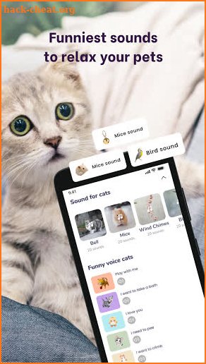 Pet smart: Cat and dog translator, Real pet sounds screenshot