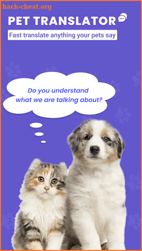 Pet smart: cat and dog translator - talking pets screenshot