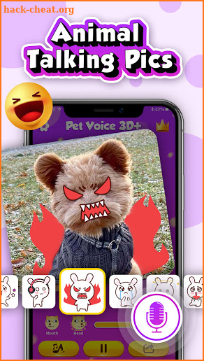 Pet Voice 3D - Celebrity Voice Changer screenshot