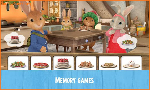 Peter Rabbit birthday party screenshot