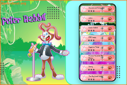 peter rabbit run : tiles hop magic song screenshot