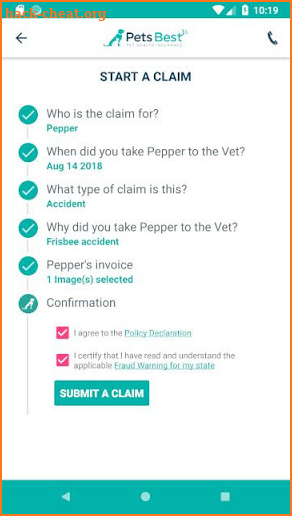 Pets Best Pet Health Insurance screenshot