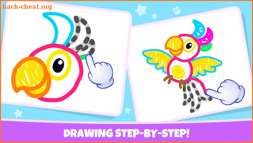 Pets Drawing for Kids and Toddlers games Preschool screenshot