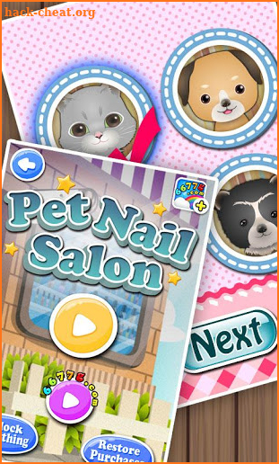 Pets Nail Salon - kids games screenshot