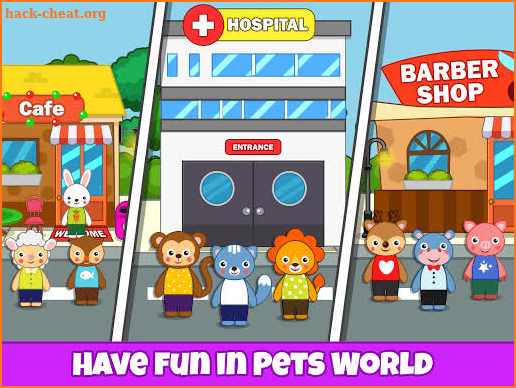 Pets Town Life: Pretend City Lifestyle Fun screenshot
