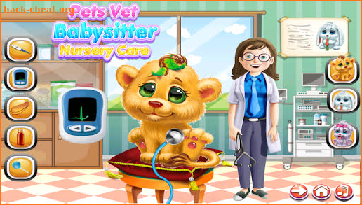 Pets Vet Doctor Baby sitter Nursery Care Games screenshot