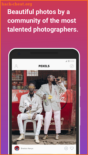 Pexels screenshot
