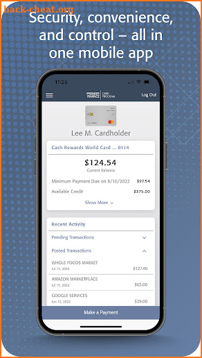 PFCP Mobile Banking screenshot