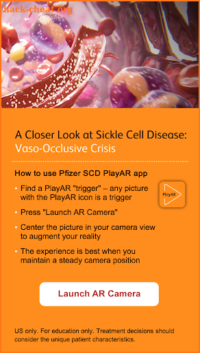 Pfizer SCD PlayAR screenshot
