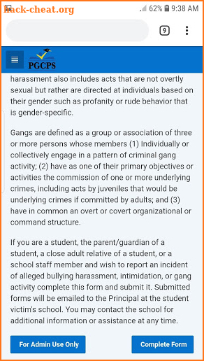 PGCPS Stop Bullying, Harassment, or Intimidation screenshot