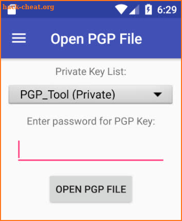 PGP Tool screenshot
