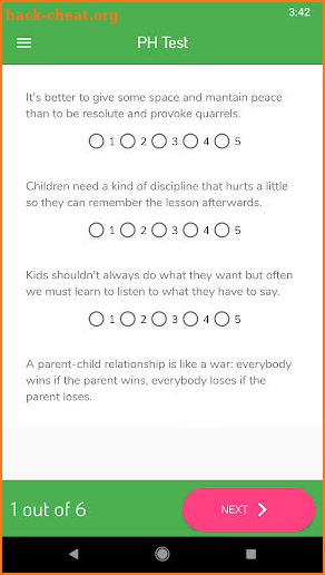 PH Test - Parenthood Styles Test screenshot
