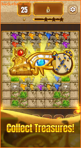 Pharaoh's Fortune Match 3: Gem & Jewel Quest Games screenshot
