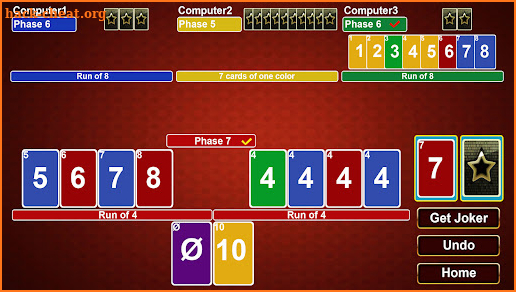 Phase Card Game Offline screenshot
