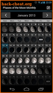 Phases of the Moon Pro screenshot