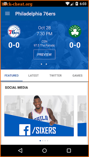 Philadelphia 76ers screenshot