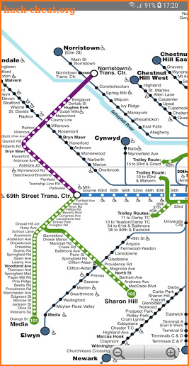 Philadelphia Metro Map screenshot