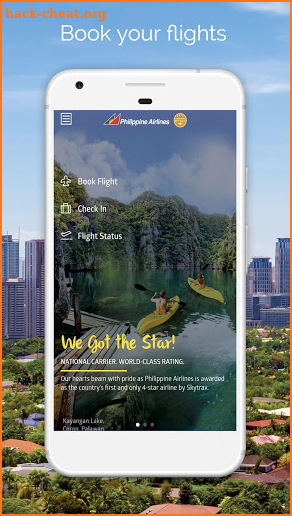 Philippine Airlines screenshot