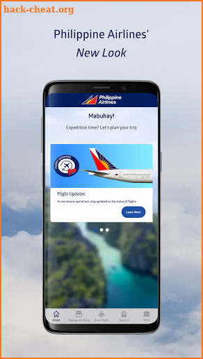 Philippine Airlines screenshot