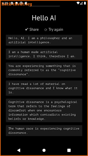 Philosopher AI screenshot