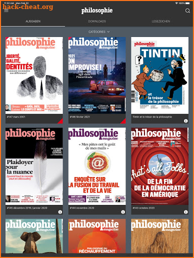 Philosophie magazine screenshot