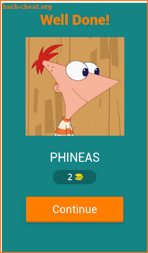 Phineass And Ferbb Quiz Game screenshot