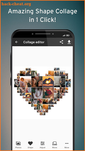 Phinsh Collage Maker - Shape & Photo Collage screenshot