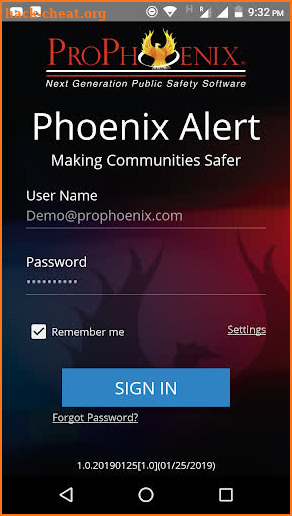 Phoenix Alert screenshot