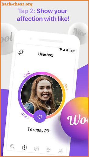 "Phoenix" Dating app screenshot
