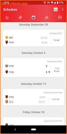 Phoenix Rising FC screenshot