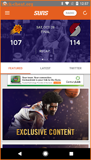Phoenix Suns Mobile screenshot