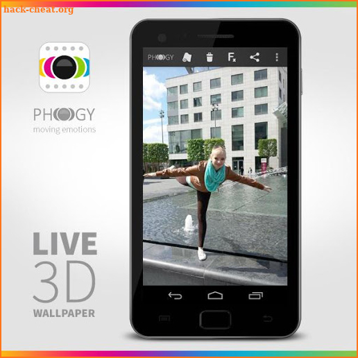 Phogy, 3D Camera screenshot