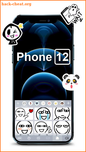 Phone 12 Pro Keyboard Background screenshot