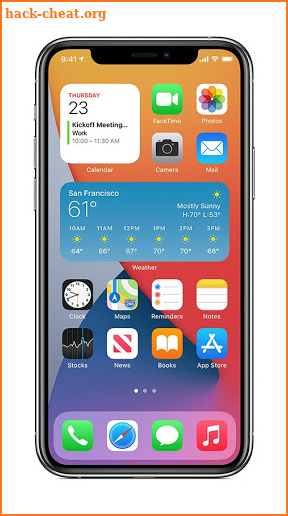 Phone 14 Launcher, OS 14 iLauncher, Control Center screenshot