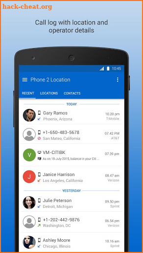 Phone 2 Location - Caller ID Mobile Number Tracker screenshot