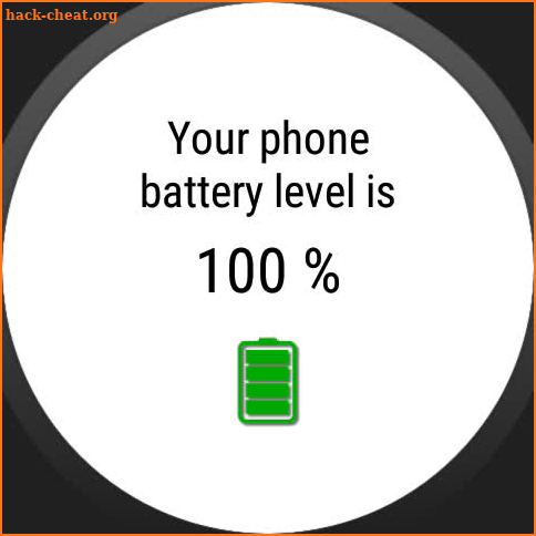 Phone & Watch Battery Level screenshot