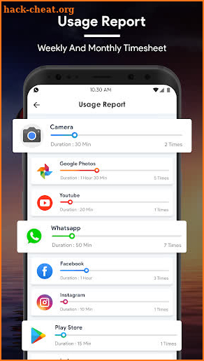 Phone Apps Tracker & Challenge, Notification Logs screenshot