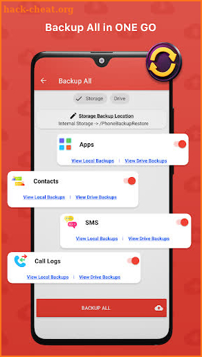 Phone Backup and Restore Pro screenshot