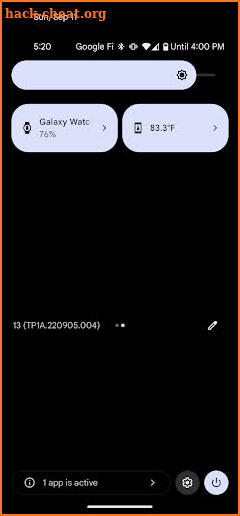 Phone Battery Info On Wear screenshot