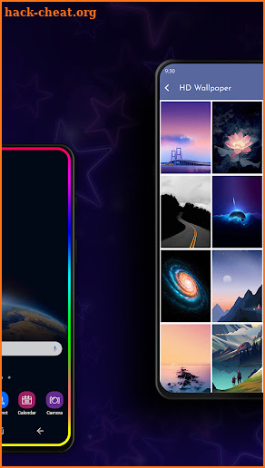 Phone Border Light Wallpaper screenshot