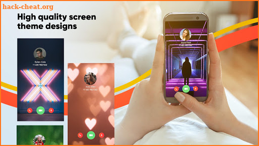 Phone Call Color Screen - Free Phone Screen Themes screenshot