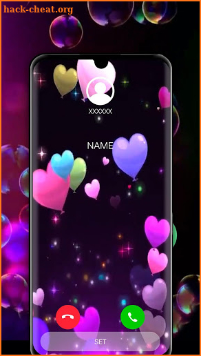 Phone Call Flash: Beauty call flash themes screenshot