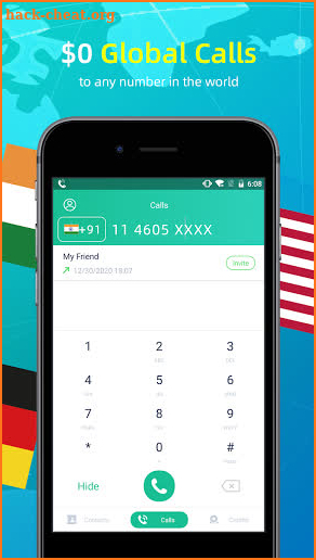Phone FreeCall - Global WiFi Calling App screenshot