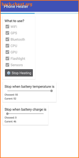Phone Heater | Hand Warmer screenshot