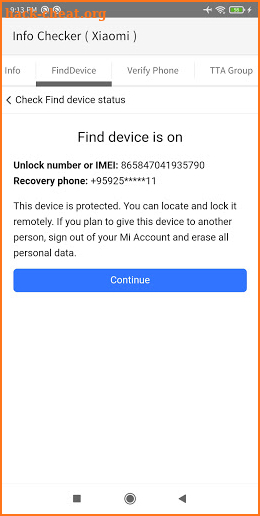 Phone INFO ( Xiaomi ) screenshot
